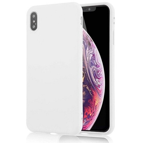 Precies knelpunt Storen Goedkope iphone XR Siliconen Hoesje Pastelkleur Wit 🔥 NU KORTING 35% -  Smartphonecases.nl