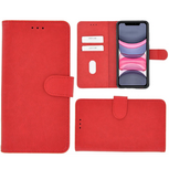 iPhone 12 Pro Max Hoesje Met Pasjeshouder Bookcase Rood