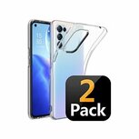 Oppo Reno4 Pro 5G Hoesje Siliconen TPU Transparant 2x
