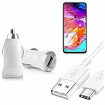 Autolader Samsung A70 USB C