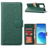 Oppo Reno 6 Pro 5G Hoesje Met Pasjeshouder Bookcase Groen
