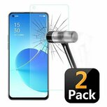 Oppo Reno 6 Screenprotector Beschermglas 2x