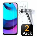 Motorola Moto E20 Screenprotector Beschermglas 2x