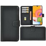 Samsung A01 Hoesje Met Pasjeshouder Bookcase Zwart