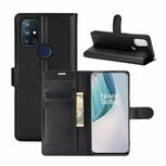 OnePlus Nord N10 Hoesje Met Pasjeshouder Bookcase Zwart