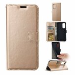 OnePlus Nord N10 Hoesje Met Pasjeshouder Bookcase Goud