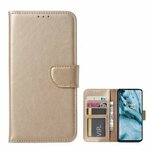 OnePlus Nord Hoesje Met Pasjeshouder Bookcase Goud