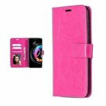 Motorola Edge 20 Lite Hoesje Met Pasjeshouder Bookcase Roze