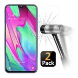 Samsung A40 Screenprotector Beschermglas 2 STUKS