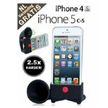 iPhone stand met speaker versterker!