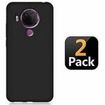 Nokia 5.4 Hoesje Siliconen TPU Zwart 2 STUKS
