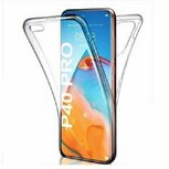 Huawei P40 Lite Hoesje Siliconen TPU Transparant Full Cover
