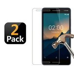 Nokia 2.1 Screenprotector Beschermglas 2 STUKS