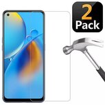 Oppo A74 4G Screenprotector Beschermglas 2 STUKS