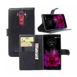LG G Flex 2 Hoesje Met Pasjeshouder Bookcase Zwart