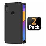 Huawei Y6 2019 Hoesje Siliconen TPU Zwart 2 STUKS