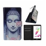 LG G4 Stylus Hoesje Met Pasjeshouder Bookcase Boeddha