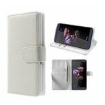 HTC Desire 610 Hoesje Met Pasjeshouder Bookcase Wit