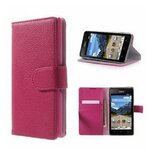 Huawei Y530 Hoesje Met Pasjeshouder Bookcase Roze