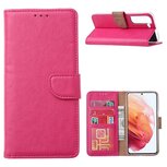 Samsung A22 Plus 5G Hoesje Met Pasjeshouder Bookcase Roze