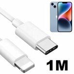 iPhone 14 Plus Oplaadkabel USB C Lightning 1 Meter