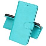 OPPO A96 Hoesje Met Pasjeshouder Bookcase Turquoise