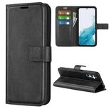 Samsung A54 Hoesje Met Pasjeshouder Bookcase Zwart