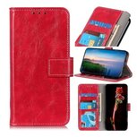 Oppo Find X3 Lite Hoesje Met Pasjeshouder Bookcase Rood