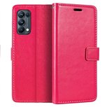 Oppo Reno4 Pro 5G Hoesje Met Pasjeshouder Bookcase Roze