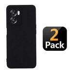Oppo A77 Hoesje Siliconen TPU Zwart 2x