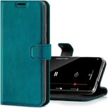 OPPO RENO 8 Hoesje Met Pasjeshouder Bookcase Turquoise