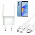 Oppo A17 Oplader Snellader Micro USB