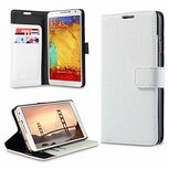 Samsung Note 3 Hoesje Met Pasjeshouder Bookcase Wit