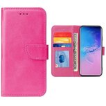 Samsung S20 ULTRA Hoesje Met Pasjeshouder Bookcase Roze