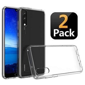 Huawei P20 Hoesje Siliconen Transparant 2 STUKS