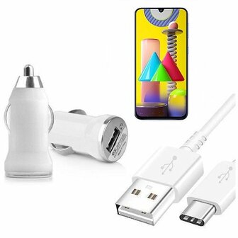 Autolader Samsung M31 USB C