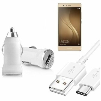 Autolader USB C Huawei P9 PLUS