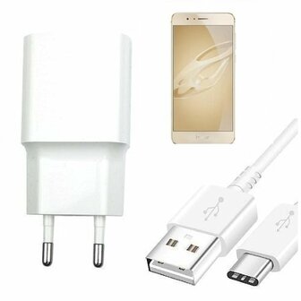 Oplader Snellader USB C Huawei Honor 8