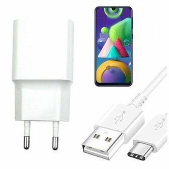 Samsung M21 Oplader Snellader USB C