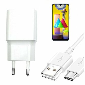 Samsung M31 Oplader Snellader USB C