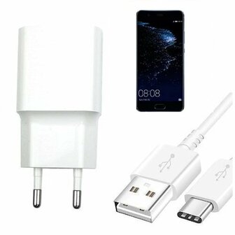 Smart Huawei P10 Oplader Snellader USB C