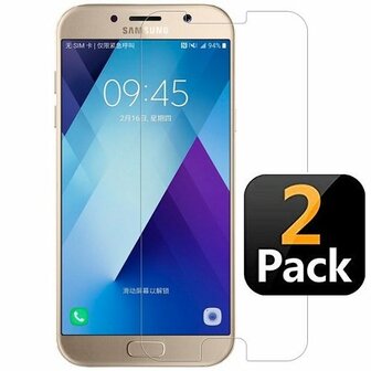 Samsung A3 2017 Screenprotector Beschermglas 2x