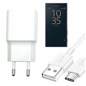 Sony Xperia X Compact Oplader Snellader USB C