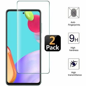 Samsung A52 4G Screenprotector Beschermglas 2x