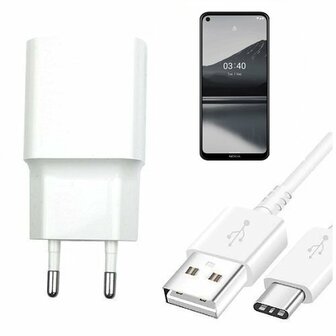 Nokia 3.4 Oplader Snellader USB C