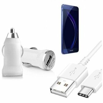 Autolader USB C Huawei Honor 8