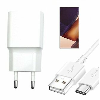 Samsung Note 20 Ultra Oplader Snellader USB C