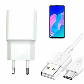 Huawei P40 Lite E Oplader Snellader USB C