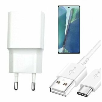 Samsung Note 20 Oplader Snellader USB C