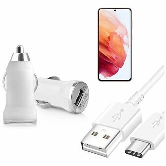 Autolader Samsung Galaxy S21 USB C